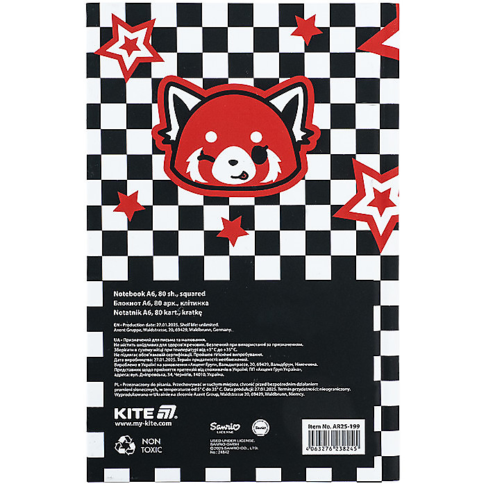 Книга записна тверда обкл. А6, 80арк. кл. AR - Зображення 5