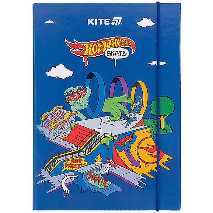 Папка для зошитів В5 на гумці картон, HW-2