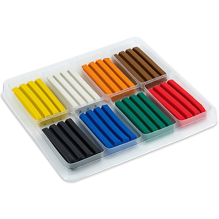 Пластилін восковий, 8 кольорів, 160 г. HK - Зображення 3