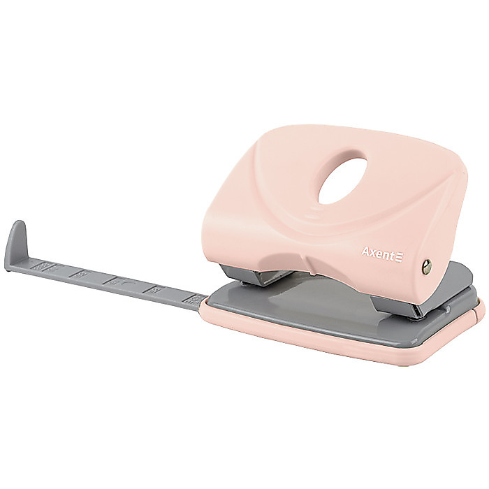 Діркопробивач Welle-2 з пласт.верх,20 арк,Pastelini, рожевий - Зображення 2