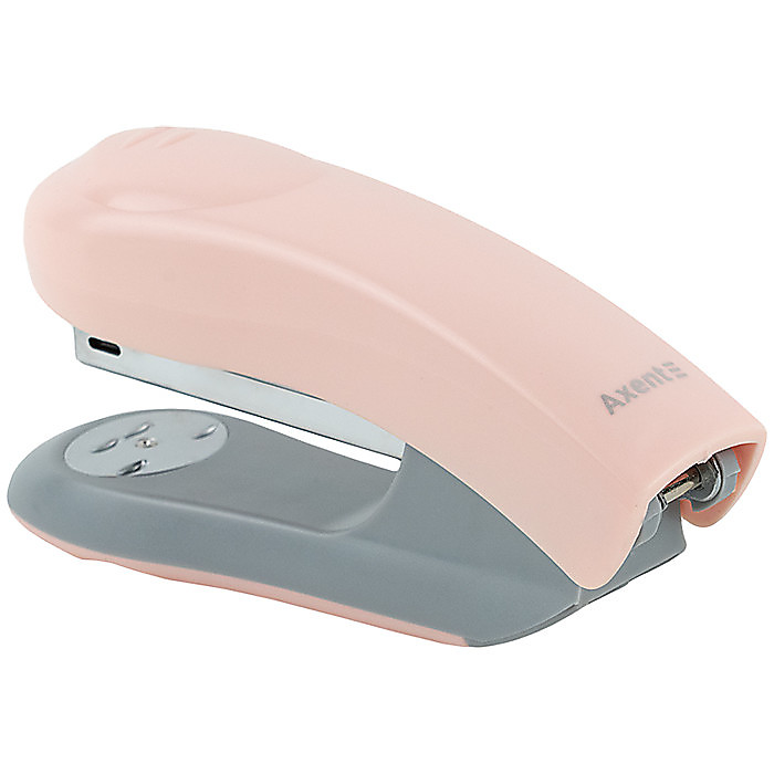 Степлер Welle-2 пласт., №24/6, 20 арк., Pastelini, рожевий - Зображення 2