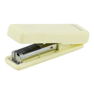Степлер MINI пласт., №10, 10 арк., Pastelini, жовтий
