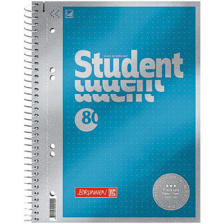 Коледж-блок А5 Premium крапка., мет. бл., 80 арк.