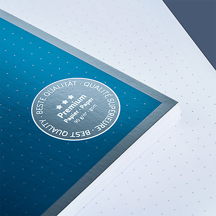 Коледж-блок А5 Premium крапка., мет. бл., 80 арк. - Зображення 3