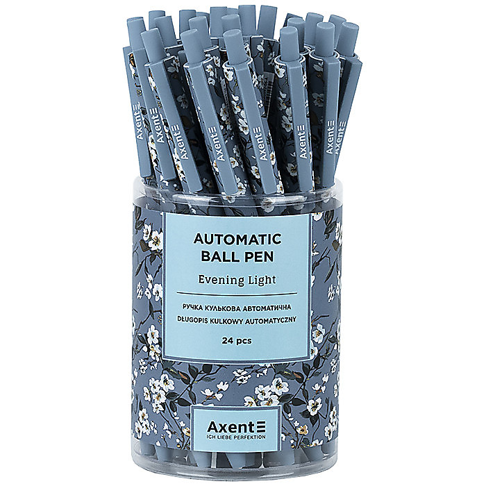 Ручка кулькова автомат., Evening Light, синя - Зображення 3