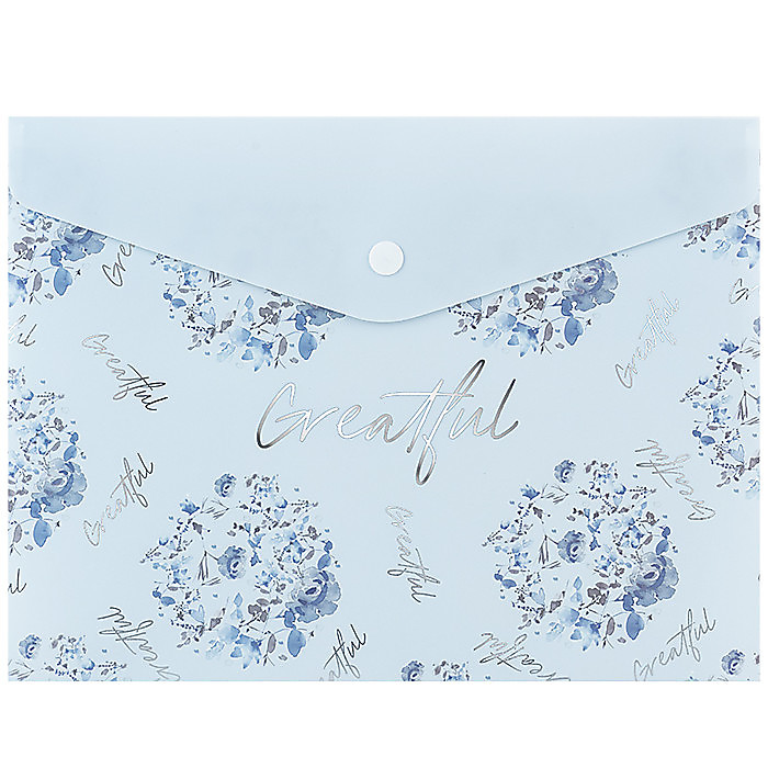 Папка на кнопці А5+ Flower Symphony-2