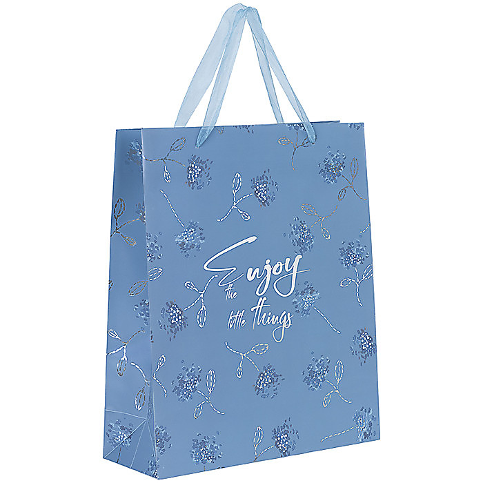 Пакет пластиковий подарунковий 25х19см, Flower Symphony-3 - Зображення 2