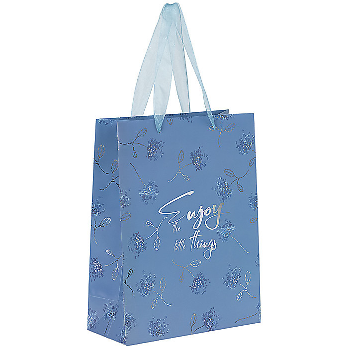 Пакет пластиковий подарунковий 32х27см, Flower Symphony-3 - Зображення 2