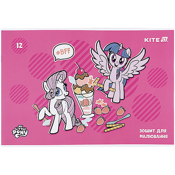 Зошит для малювання, 12 арк., скоба, софт тач + УФ лак, LP - Зображення 3