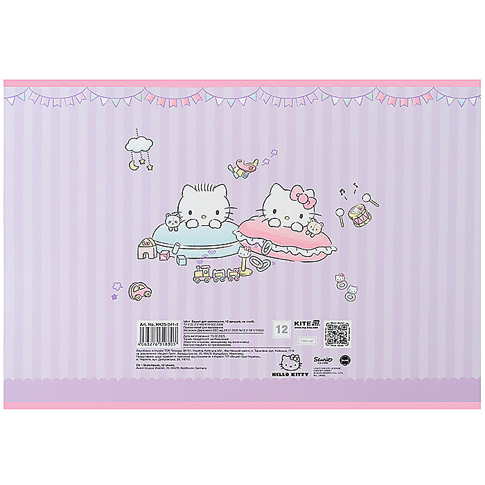 Зошит для малювання, 12 арк., скоба, софт тач + УФ лак, HK-1 - Зображення 4