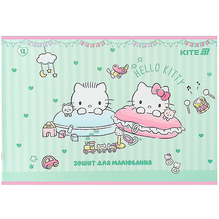 Зошит для малювання, 12 арк., скоба, софт тач + УФ лак, HK-1 - Зображення 7