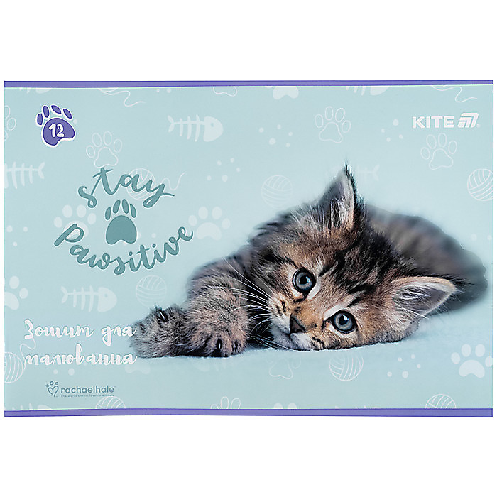 Зошит для малювання, 12 арк., скоба, софт тач + УФ лак, RH - Зображення 7