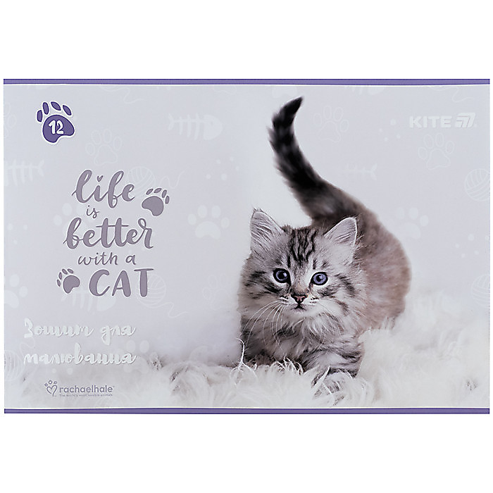 Зошит для малювання, 12 арк., скоба, софт тач + УФ лак, RH - Зображення 9