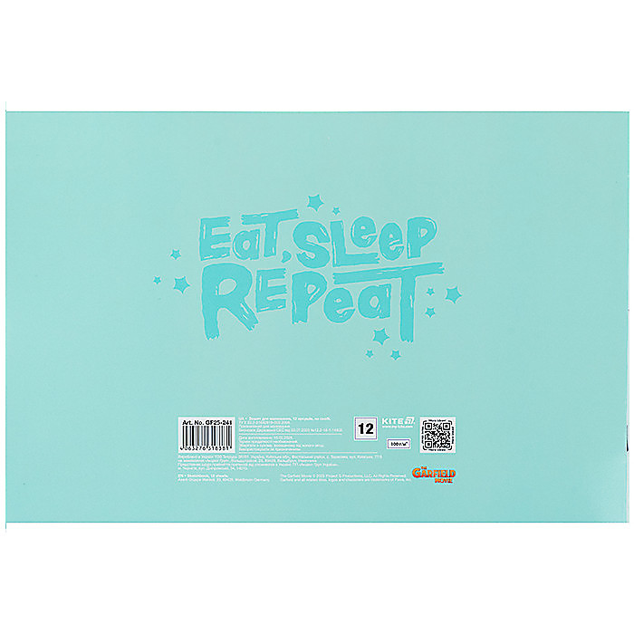 Зошит для малювання, 12 арк., скоба, гібр. лак + УФ лак, GF - Зображення 8