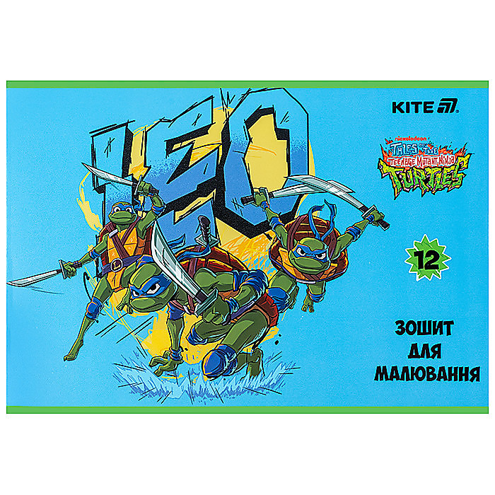 Зошит для малювання, 12 арк., скоба, гібр. лак + УФ лак, NT - Зображення 5