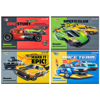 Зошит для малювання, 12 арк., скоба, софт тач + УФ лак, HW