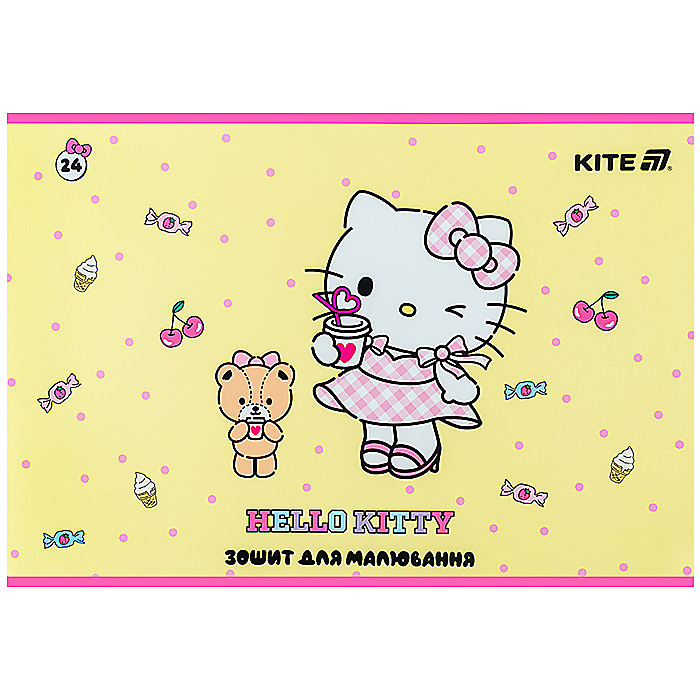 Зошит для малювання, 24 арк., скоба, софт тач + УФ лак, HK-1 - Зображення 5