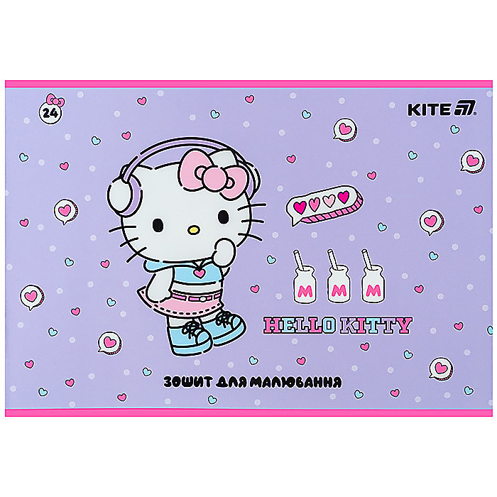 Зошит для малювання, 24 арк., скоба, софт тач + УФ лак, HK-1 - Зображення 9