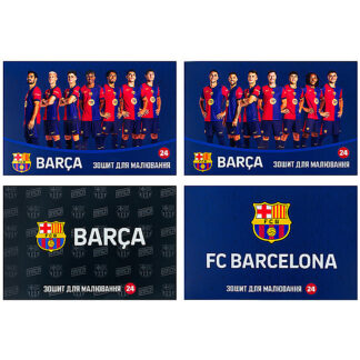 Зошит для малювання, 24 арк., скоба, софт тач + УФ лак, BC