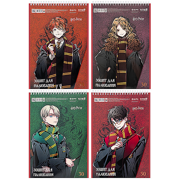 Зошит для малювання, 30 арк., спір., софт тач + УФ лак, HP