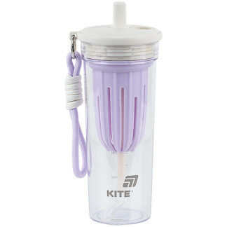 Стакан для води, 650 мл, біло-ліловий