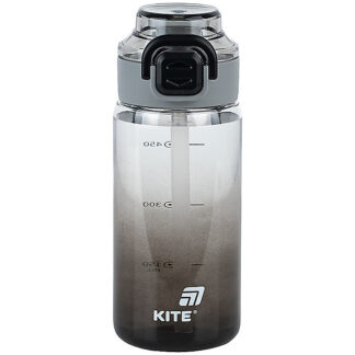 Пляшечка для води, 600 мл, чорна