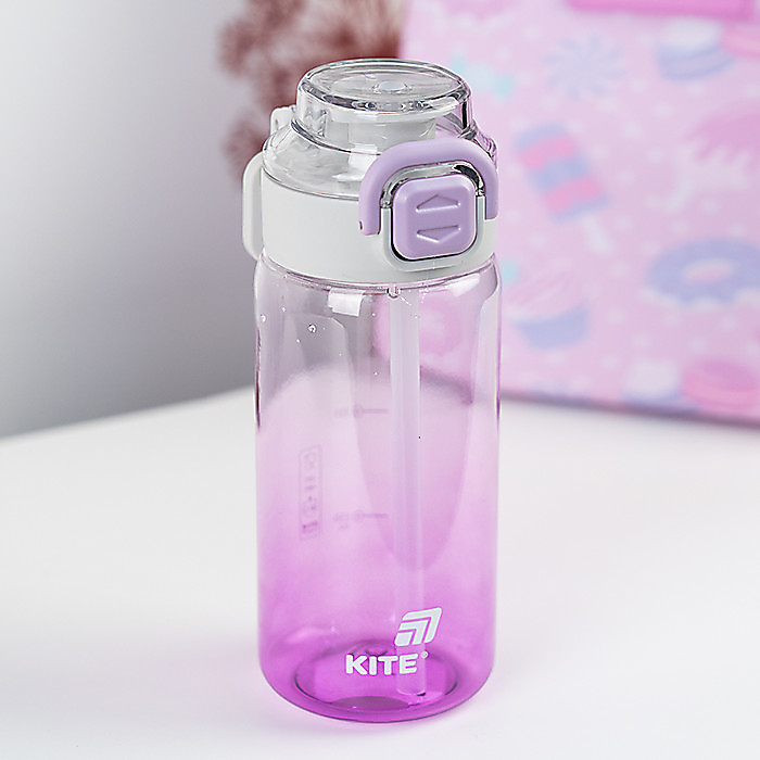 Пляшечка для води, 600 мл, фіолетова - Зображення 6