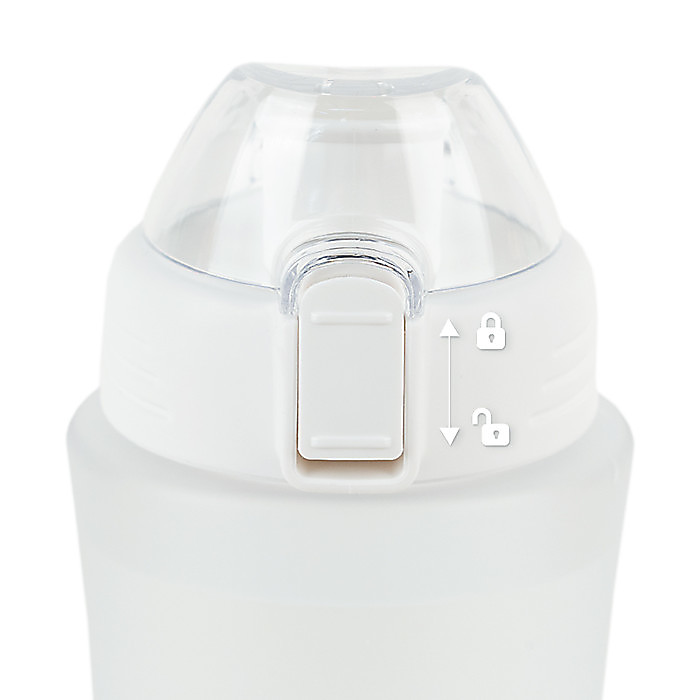 Пляшечка для води, 660 мл, біла - Зображення 4