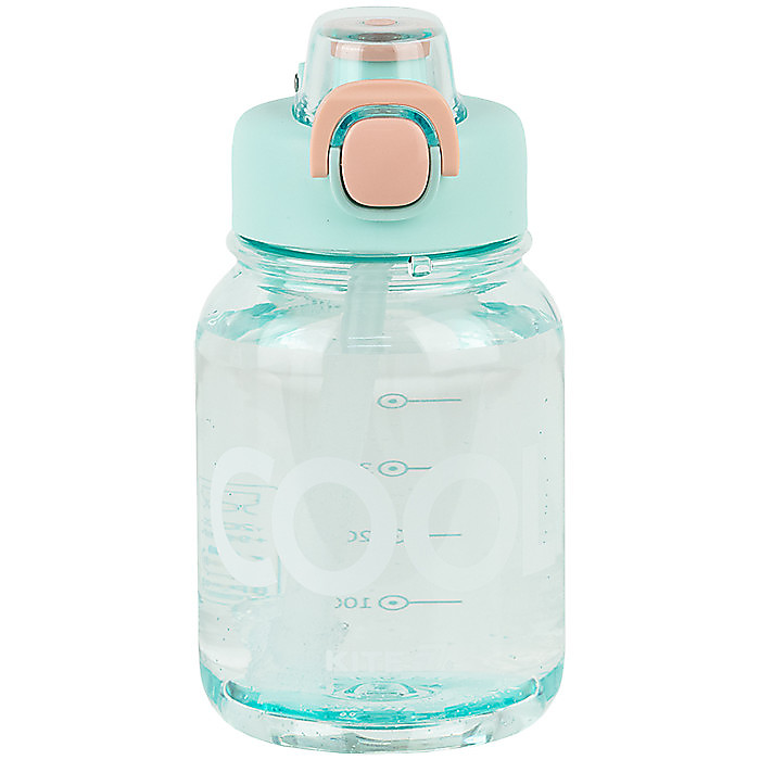 Пляшечка для води, 700 мл, рожево-бірюзова