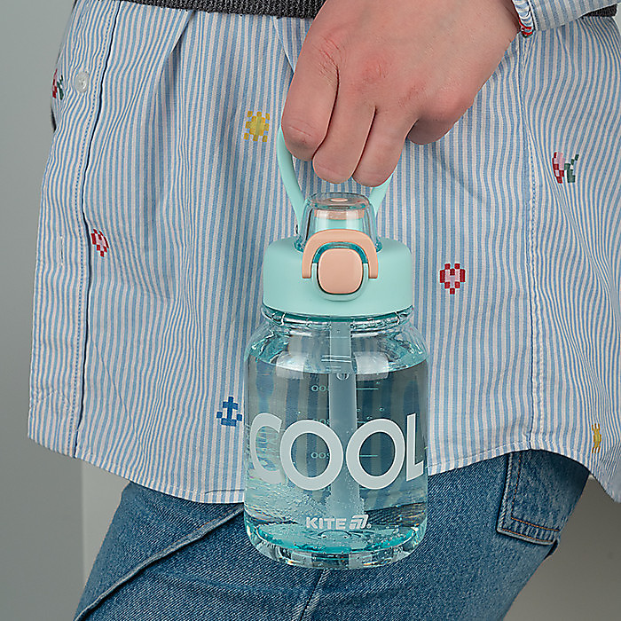 Пляшечка для води, 700 мл, рожево-бірюзова - Зображення 6