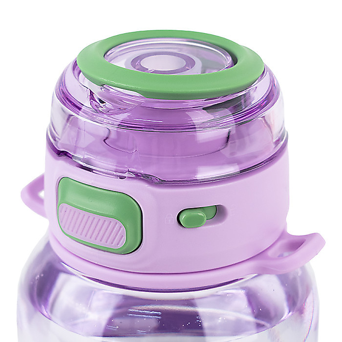 Пляшечка для води, 700 мл, лілово-зелена - Зображення 3