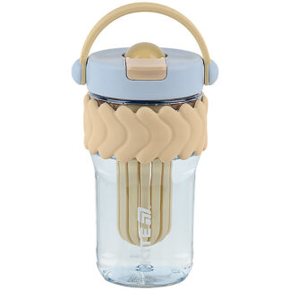 Стакан для води, 700 мл, бежево-блакитний