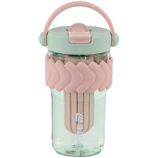Стакан для води, 700 мл, м'ятно-рожевий