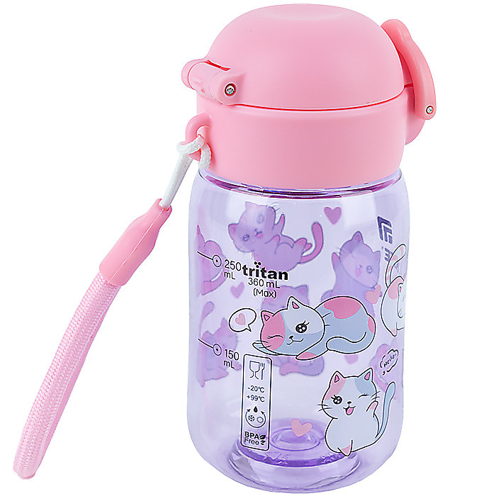 Пляшечка для води, 360 мл, Cats - Зображення 4