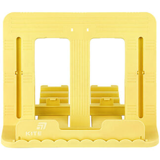 Підставка для книг, пластикова, жовта