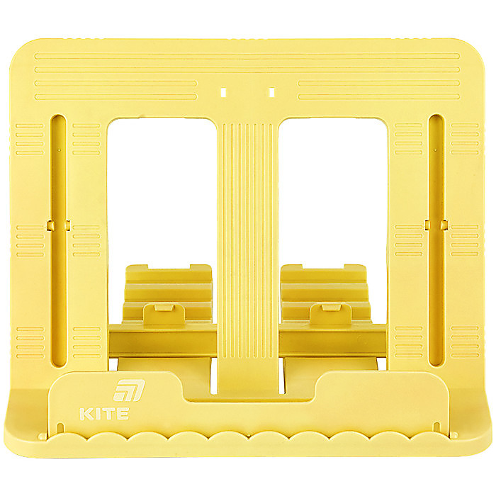 Підставка для книг, пластикова, жовта