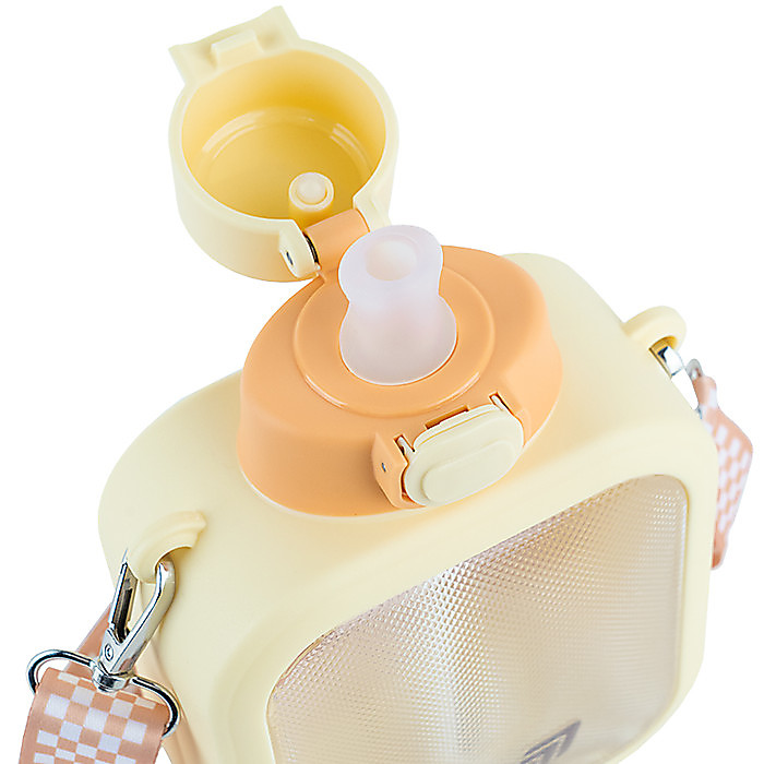 Пляшечка для води, 700 мл, жовта - Зображення 4