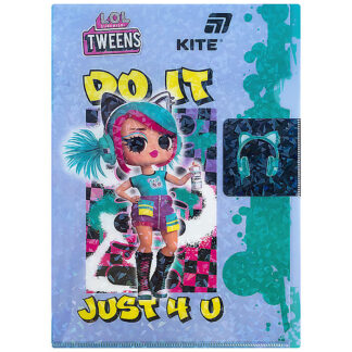 Папка-куточок з клапаном А4, LO