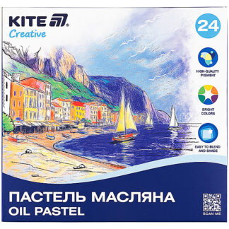 Пастель масляна, 24 кольори Creative