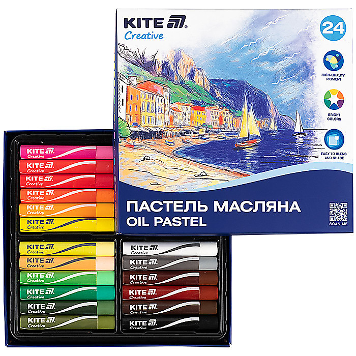 Пастель масляна, 24 кольори Creative - Зображення 2