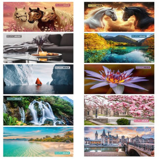 Календар настінний квартальний 2026 р., 297х630 мм, 1 пружина