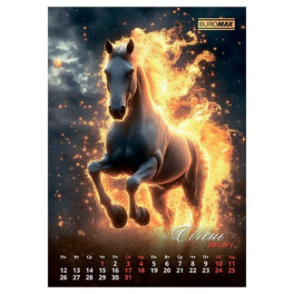 Календар настінний 2026 р., А3, 1 пружина, Symbol of the year