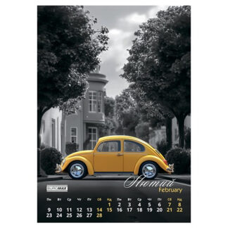 Календар настінний 2026 р., А3, 1 пружина, Emphasis on color