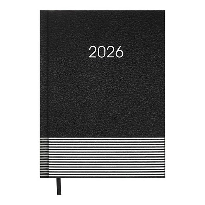 Щоденник датований 2026 PARALLEL, A5, чорний