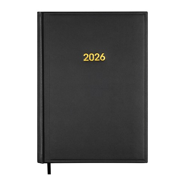 Щоденник датований 2026 BASE, А5, чорний