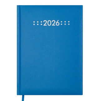 Щоденник датов. 2026 CLASSIC, A5, синій, бумвініл/поролон