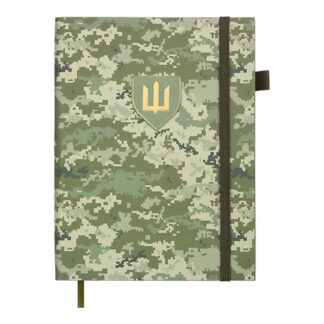 Щоденник датов. 2026 MILITARY, A5, світло-зелений, штучна шкіра