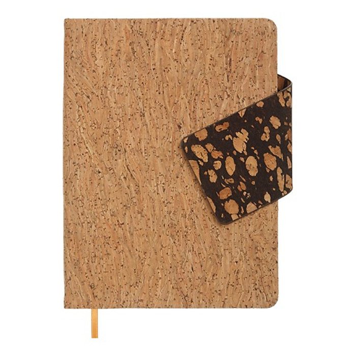 Щоденник датов. 2026 NATURE, A5, крафт, штуч.шкіра