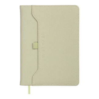 Щоденник датов. 2026 SAVANA, A5, сірий, штуч.шкіра