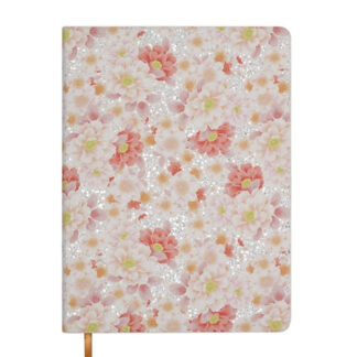 Щоденник датов. 2026 BLOOM, A5, бежевий, штуч.шкіра